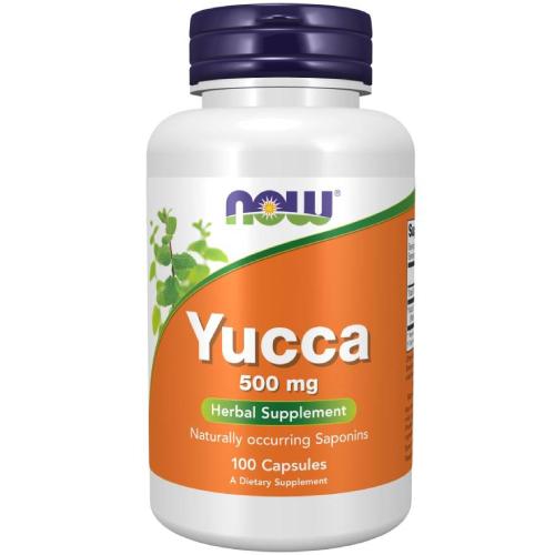 Miniaturka artykułu - NOW FOODS Yucca 500mg, 100kaps.
