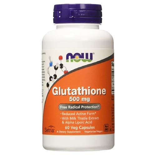 Miniaturka artykułu - Now Glutathione 500mg, 60 kaps.