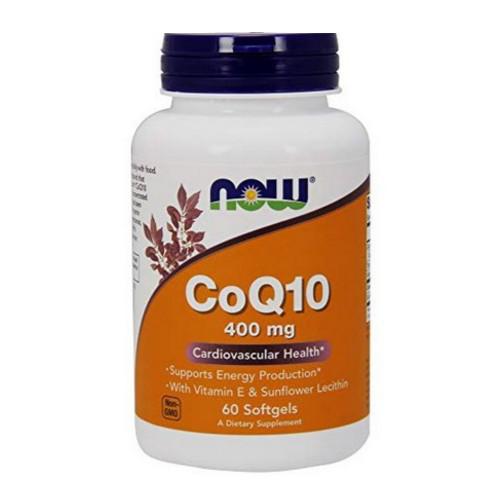 Miniaturka artykułu - NOW Koenzym Q10 400mg, 60kaps.