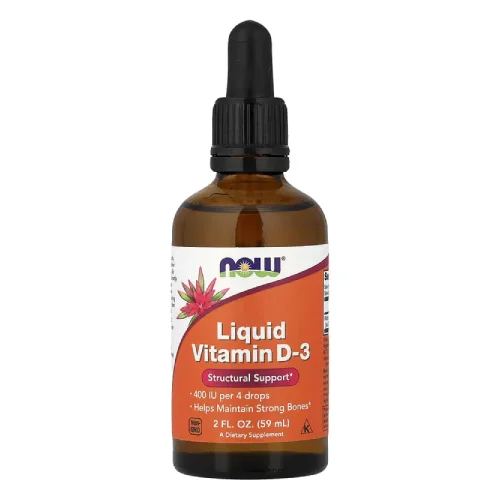 Miniaturka artykułu - NOW LIQUID VITAMIN D3, 59ml