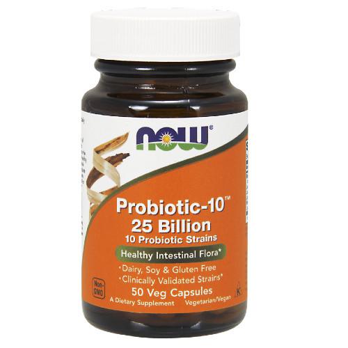 Miniaturka artykułu - NOW Probiotic- 10 25 mld, 50kaps.