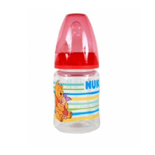 Miniaturka artykułu - NUK Butelka FC+ Kubuś 0-6m czerwona, 150 ml