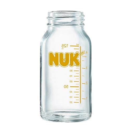 Miniaturka artykułu - NUK MedicPro Butelka szklana z gwintem wielokrotnego użytku, 125ml