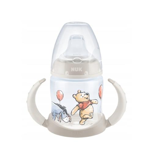 Miniaturka artykułu - NUK First Choice Butelka Disney Kubuś Osiołek (6-18m) szara, 150ml