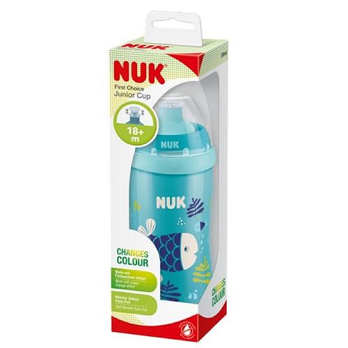 Miniaturka artykułu - NUK First Choice Junior Cup Kubek 18m+ niebieski, 300ml 	