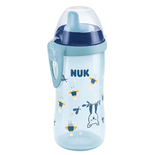 Miniaturka artykułu - NUK FIRST CHOICE Kiddy Cup Night Kubek niekapek niebieski, 300ml
