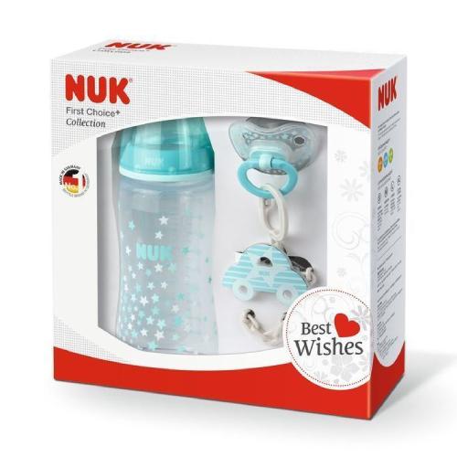 Miniaturka artykułu - NUK FIRST CHOICE+ Zestaw Collection niebieski, 1 zestaw