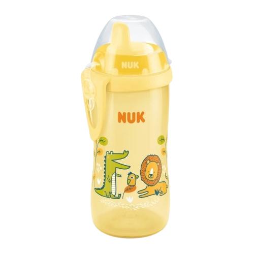 Miniaturka artykułu - NUK Kubek niekapek Kiddy Cup 12m+ ż&oacute;łty, 300ml