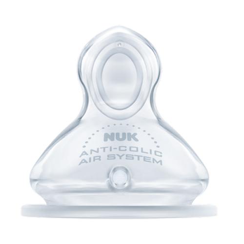 Miniaturka artykułu - NUK Smoczek na butelkę FIRST CHOICE+ rozmiar 2,  XL(6-18msc) - 1 sztuka