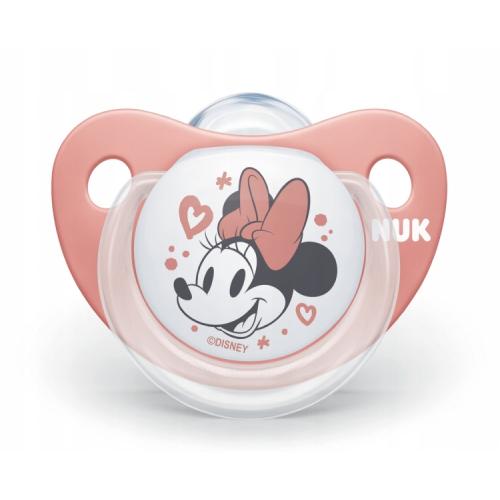 Miniaturka artykułu - NUK Trendline Disney Myszka Miki Smoczek silikonowy uspokajający 6-18m