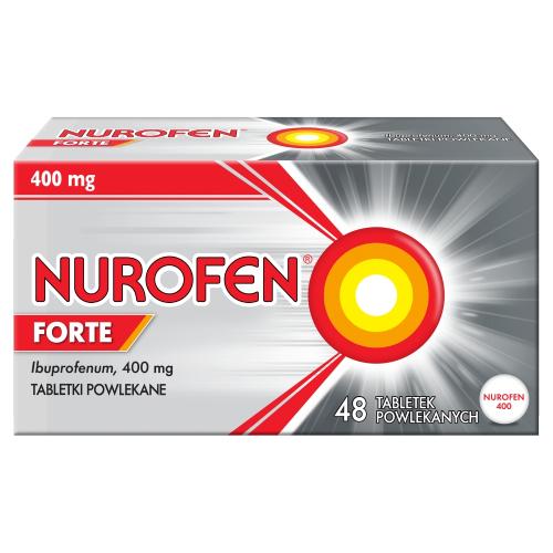 Miniaturka artykułu - NUROFEN FORTE, 48 tabletek