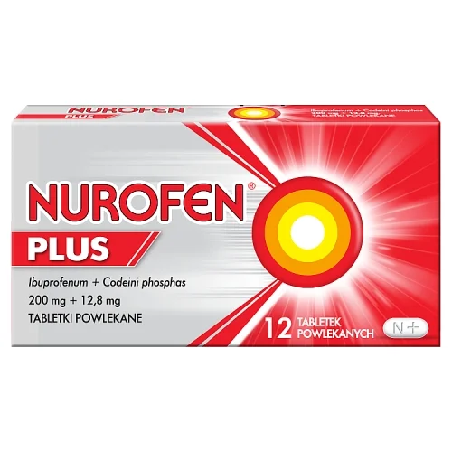Miniaturka artykułu - Nurofen Plus, 12 tabletek powlekanych
