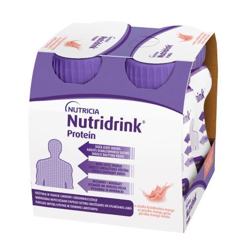Miniaturka artykułu - Nutridrink Protein brzoskwinia-mango, 4x125ml USZKODZONE OPAKOWANIE ZBIORCZE