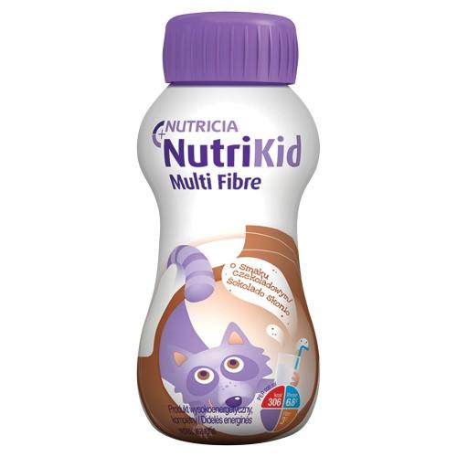 Miniaturka artykułu - NutriKid Multi Fibre smak czekoladowy, 200ml 