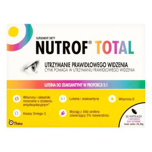 Miniaturka artykułu - Nutrof Total suplement diety z witaminą D3 i kwasami omega-3 - 30 kapsułek