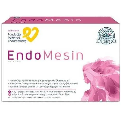 Miniaturka artykułu - Nutropharma Endomesin, 60kaps. (+60kaps.)