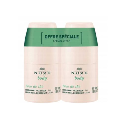 NUXE Body Reve de The dezodorant roll-on duopak, 2x 50ml