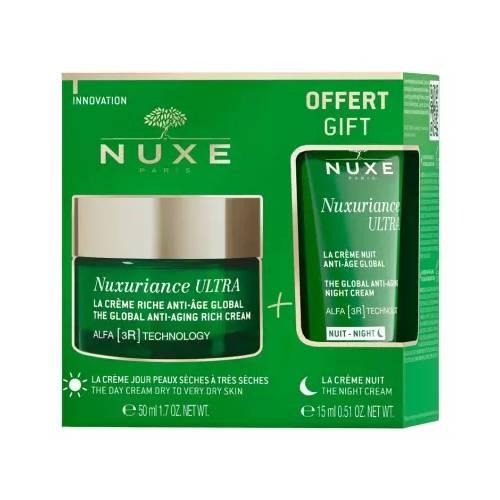 Miniaturka artykułu - NUXE NUXURIANCE ULTRA Krem przeciwstarzeniowy na dzień, 50 ml + Krem przeciwstarzeniowy na noc, 15 ml