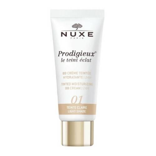 NUXE PRODIGIEUX Nawilżający krem BB odcień jasny 01, 30 ml