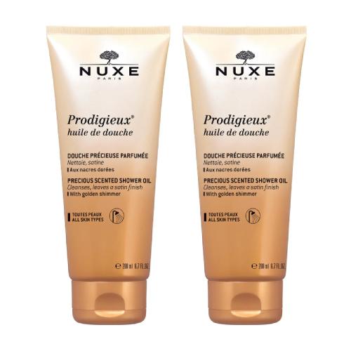 NUXE PRODIGIEUX Olejek pod prysznic, 2 x 200 ml
