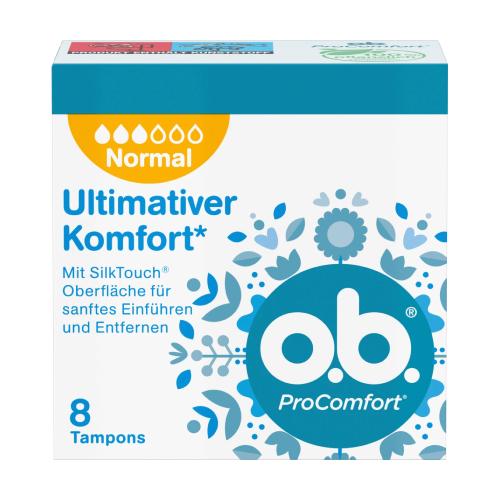 Miniaturka artykułu - O.B. ProComfort Tampony Normal, 8 szt.