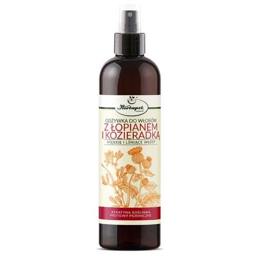 Miniaturka artykułu - Odżywka do włos&oacute;w z łopianem i kozieradką, 250 ml