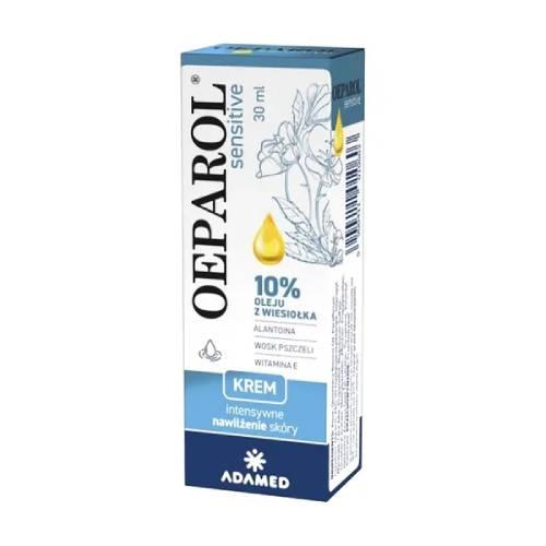 Miniaturka artykułu - Oeparol Sensitive Półtłusty krem nawilżający, 30 ml