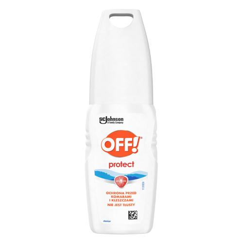 Miniaturka artykułu - OFF! Protect Repelent przeciw komarom i kleszczom w atomizerze, 100ml