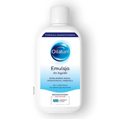 Miniaturka artykułu - OILATUM Formuła Zaawansowana Emulsja do kąpieli, 400ml USZKODZONE OPAKOWANIE
