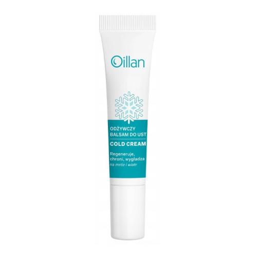 Miniaturka artykułu - OILLAN COLD CREAM Odżywczy balsam do ust, 15ml
