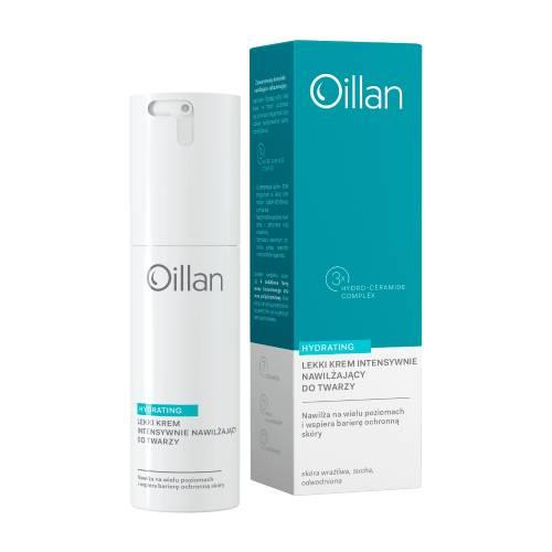 Miniaturka artykułu - Oillan Hydrating Lekki krem intensywnie nawilżający do twarzy do sk&oacute;ry wrażliwej, suchej, odwodnionej, 50 ml
