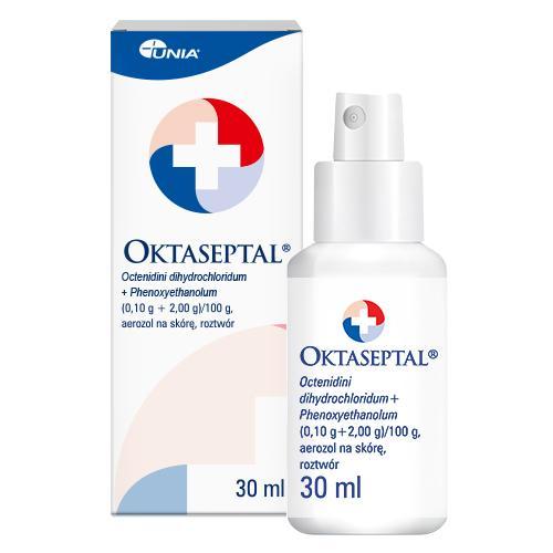 Miniaturka artykułu - Oktaseptal aerozol na sk&oacute;rę - 30ml USZKODZONE OPAKOWANIE TEKTUROWE