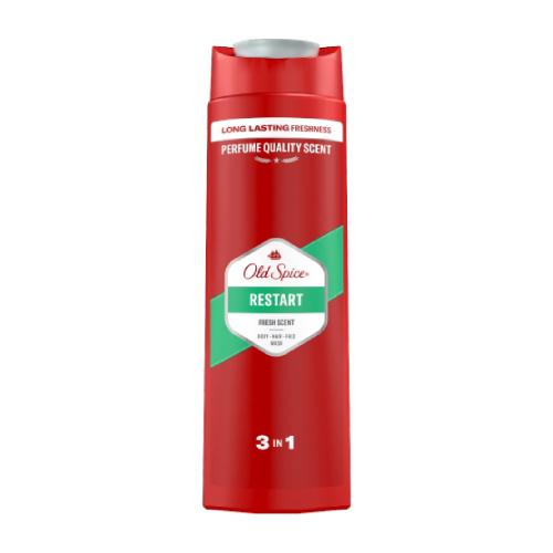 Miniaturka artykułu - Old Spice Restart 3in1 Żel pod prysznic i szampon dla mężczyzn, 400ml