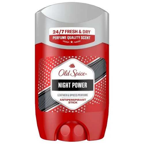 Miniaturka artykułu - Old Spice Night Power Antyperspirant dla mężczyzn w sztyfcie, 50 ml