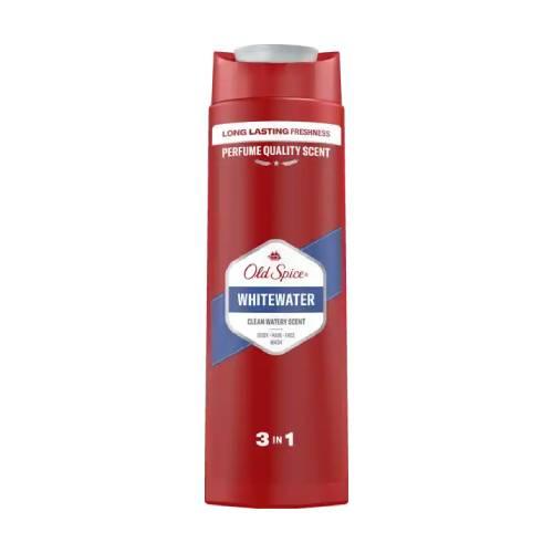 Miniaturka artykułu - Old Spice Whitewater 3in1 Żel pod prysznic i szampon dla mężczyzn, 400ml
