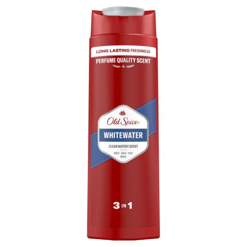 Miniaturka artykułu - Old Spice Whitewater Żel 3w1 dla mężczyzn ciało, włosy, twarz, 400 ml