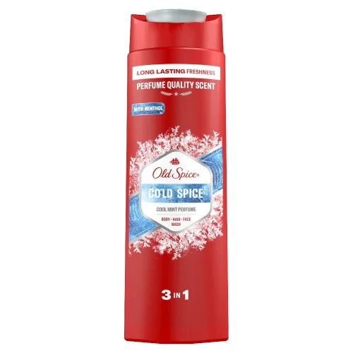 Miniaturka artykułu - Old Spice Cold Spice Żel pod prysznic dla mężczyzn 3w1, 400 ml