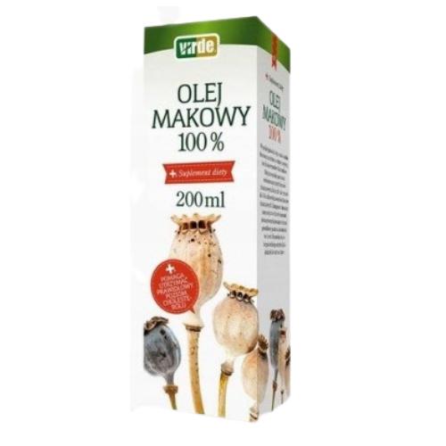 Miniaturka artykułu - Olej Makowy 100%- 200ml