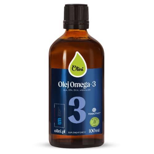 Miniaturka artykułu - Olini Olej Omega-3, 100 ml