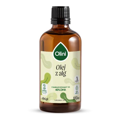 Miniaturka artykułu - Olini Olej z alg, 100 ml 