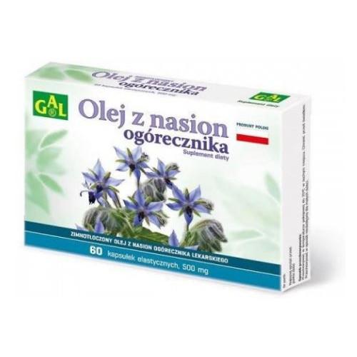 Zdjęcie produktu - Olej z nasion ogórecznika GAL - 60 kapsułek