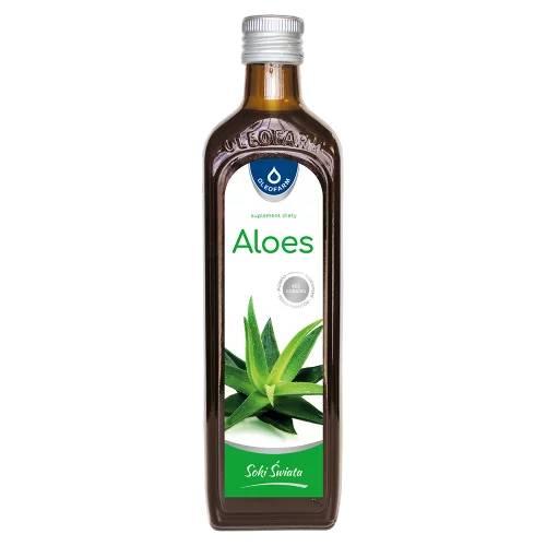 Miniaturka artykułu - Oleofarm Aloes płyn, 490 ml