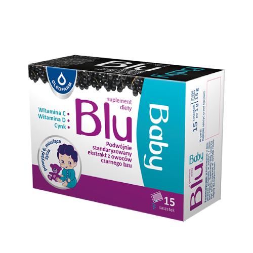 Miniaturka artykułu - OLEOFARM Blu Baby, 15 saszetek