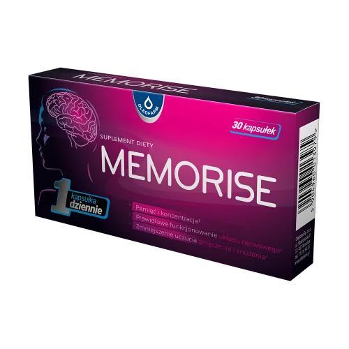 Miniaturka artykułu - Oleofarm Memorise, 30 kaps. USZKODZONE OPAKOWANIE