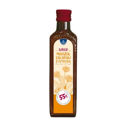 Miniaturka artykułu - Oleofarm Mniszek lekarski z cytryną Syrop, 250 ml KR&Oacute;TKA DATA 31.10.2026