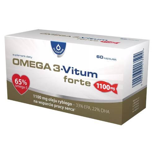 Miniaturka artykułu - OLEOFARM Omega 3-Vitum Forte, 60 kapsułek