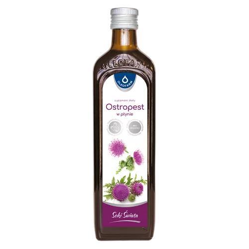 Miniaturka artykułu - Oleofarm Ostropest w płynie, 490 ml KR&Oacute;TKA DATA  30.06.2026