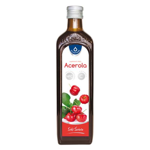 OLEOFARM Sok z aceroli z witaminą C, 490ml