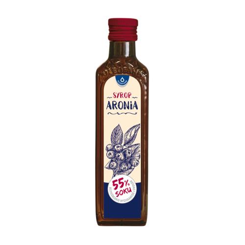 Miniaturka artykułu - OLEOFARM Aronia Syrop z aronii, 250ml