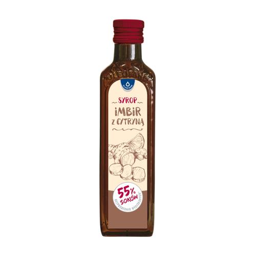 Miniaturka artykułu - OLEOFARM Imbir z cytryną Syrop z imbiru z dodatkiem cytryny, 250ml